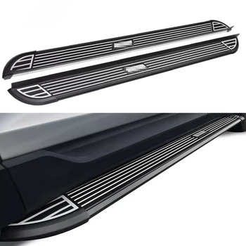 2 Adet Uyar Ford Kenar 2015-2022 için Alüminyum Sabit Koşu Kurulu Yan Basamak Pedalı Yan Tüp Nerf Bar Platformu