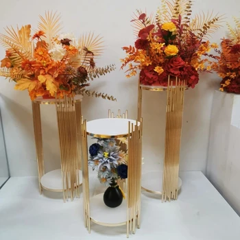 3 adet Kaide Sütun Tutucu Düğün Tatlı Silindir Masa Kek Çiçek El Sanatları Oyuncaklar Standı Doğum Günü Partisi Karşılama Mağaza vitrin rafı