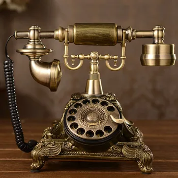 Butik Avrupa antika telefon retro arama sabit