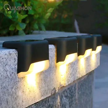 Güneş bağlantı tablası aydınlatma lambası led duvar Lambası Açık Bahçe Dekoratif Duvar çit ışığı Su Geçirmez Lamba Peyzaj Avlu güneş sokak Lambası