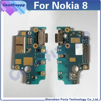 Için Nokia8 şarj portu Nokia 8 İçin TA-1004 TA-1012 TA-1052 Mikro USB Şarj Bağlayıcı Flex Kablo Şarj Dock Kablosu