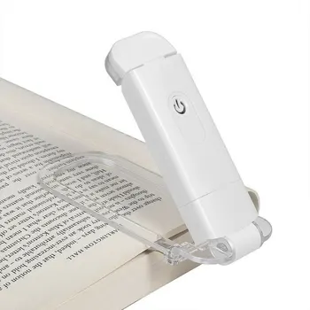 LED USB şarj edilebilir kitap okuma lambası parlaklık ayarlanabilir göz koruması klip kitap ışık taşınabilir imi okuma ışığı