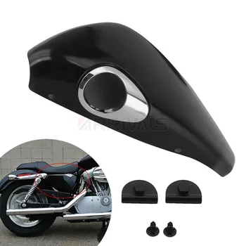 Siyah Motosiklet Sağ Yan Pil Kapağı İçin Harley Sportster XL883 XL1200 XL48 2004-2013 12 11 10 09 08 07 06 05