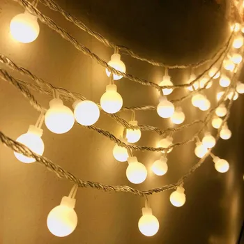 USB / Pil gücü LED toplu süs ışıkları peri dize su geçirmez açık hava aydınlatması Noel tatili düğün parti ışıkları dekorasyon
