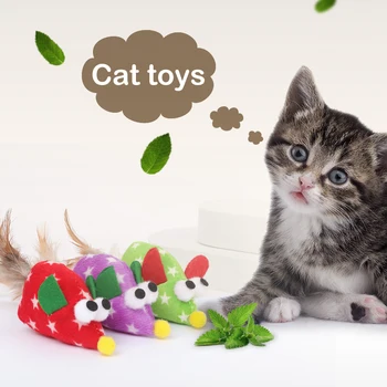 Yeni Sevimli Kedi Çiğnemek Oyuncak Peluş Catnip Oyuncak Kitty Diş Çıkarma İnteraktif Oyuncaklar Kedi Eğlence Oyuncakları Pet Yavru Kedi Oyuncak Malzemeleri