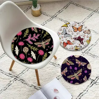 Çiçek Kelebek Desen Kravat Halat Kanepe Mat yemek odası masası Sandalye Minderleri Unisex Moda kaymaz Açık Bahçe Yastıkları